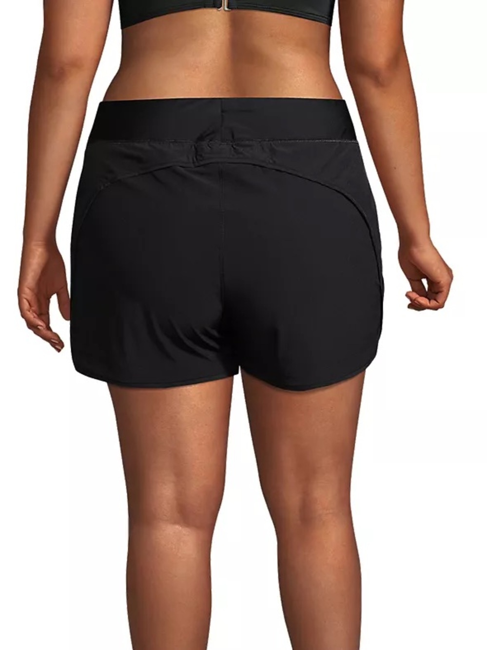 Lands' End Women Black Board Shorts - Size 18W - Picture 2 of 7
